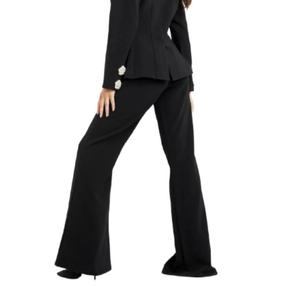 NWT Jovani 02637SC Two piece Crepe Formal Pantsuit Emerald Size 8 - Picture 4 of 6